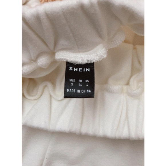 Shein White Sweat Pants - Picture 3 of 3